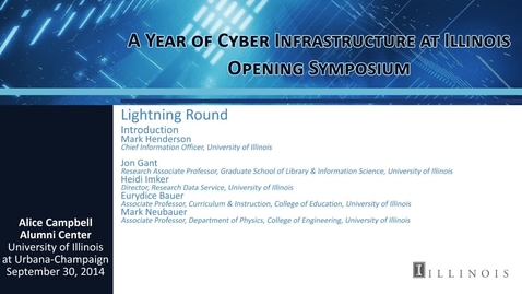 Thumbnail for Lightning Round: Challenges and Opportunities in the Use of CI to Support Research