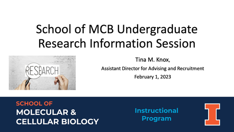 Thumbnail for Undergraduate Research Workshop Spring 2023
