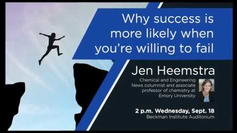 Thumbnail for Jen Heemstra: Why Success is More Likely When You're Willing to Fail (Lecture)