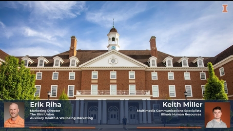 Thumbnail for Illini Union, Marketing Director, Erik Riha Illini Insight Season 1 Ep. 5